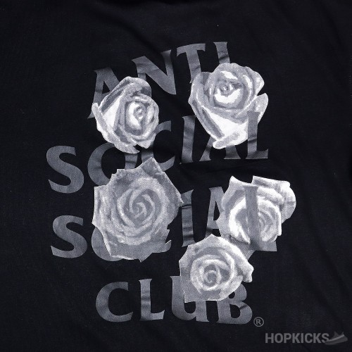 Anti Social Social Club Rose Black T-shirt
