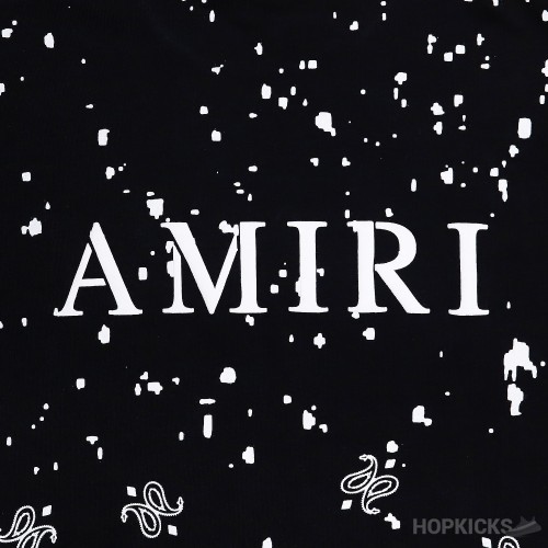 AMIRI Bandana Black T-Shirt