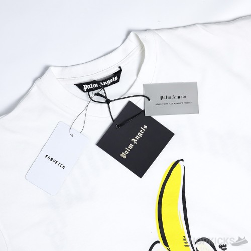 PALM ANGELS Banana Graphic-Print T-Shirt