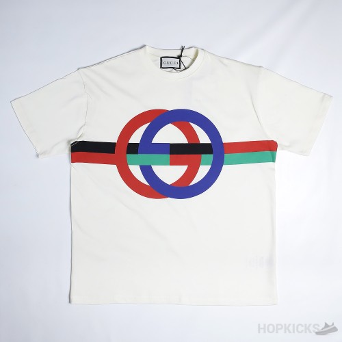 GUCCI Round GG Print T-Shirt 