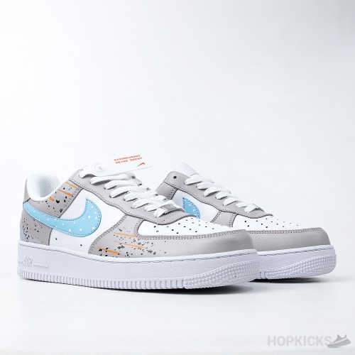 Nike Air Force 1 Low Paint Drip Grey (Premium Plus Batch)