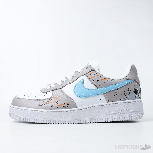 Nike Air Force 1 Low Paint Drip Grey (Premium Plus Batch)