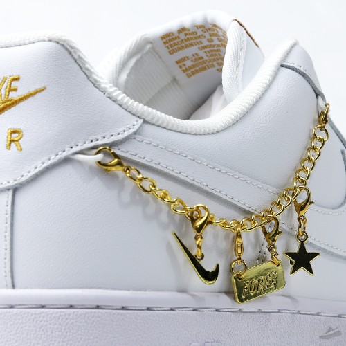 Nike Air Force 1 Low 'Lucky Charm' - White Pendants (Premium Plus Batch)