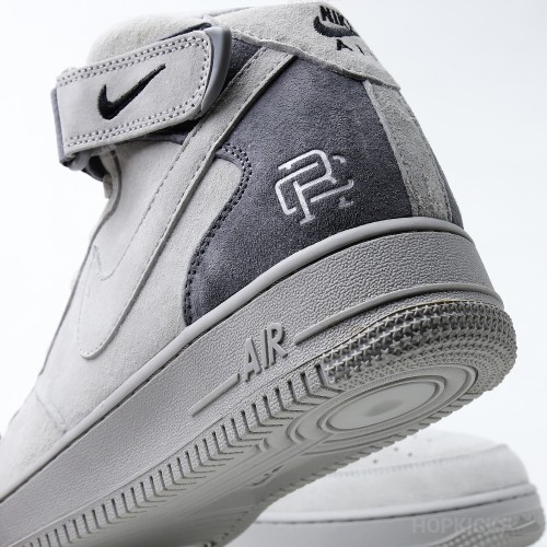 Reigning Champ X Nike Air Force 1 Mid Grey Black (Premium Plus Batch)