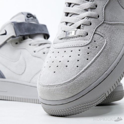 Reigning Champ X Nike Air Force 1 Mid Grey Black (Premium Plus Batch)