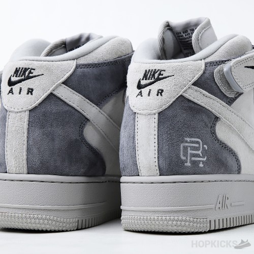 Reigning Champ X Nike Air Force 1 Mid Grey Black (Premium Plus Batch)