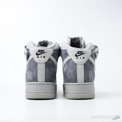 Reigning Champ X Nike Air Force 1 Mid Grey Black (Premium Plus Batch)