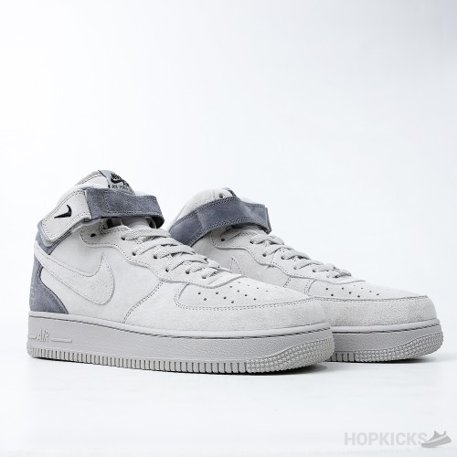 Reigning Champ X Nike Air Force 1 Mid Grey Black (Premium Plus Batch)