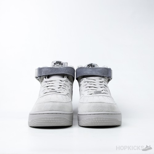 Reigning Champ X Nike Air Force 1 Mid Grey Black (Premium Plus Batch)