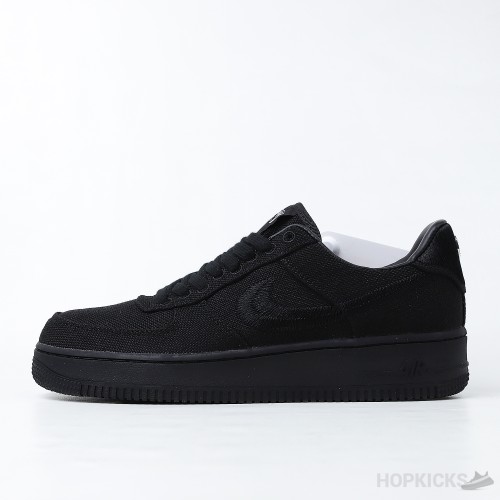 Stussy x Nike Air Force 1 Low Black (Premium Plus Batch)