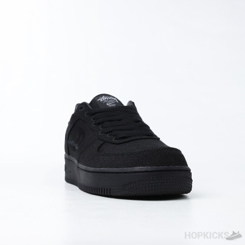 Stussy x Nike Air Force 1 Low Black (Premium Plus Batch)