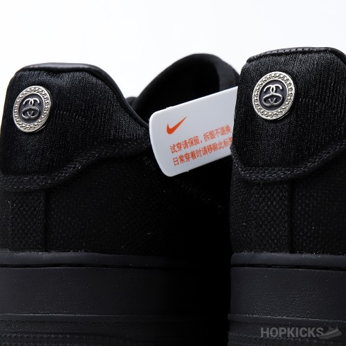 Stussy x Nike Air Force 1 Low Black (Premium Plus Batch)