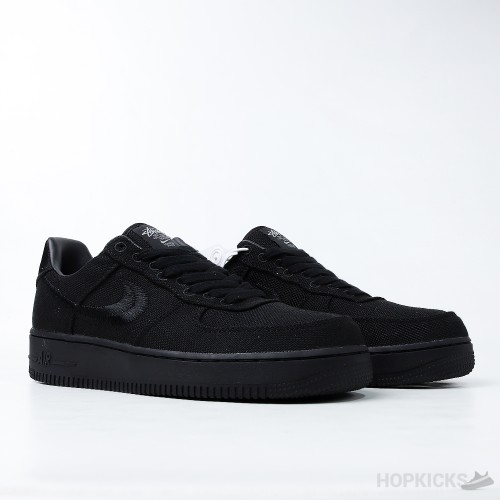 Stussy x Nike Air Force 1 Low Black (Premium Plus Batch)