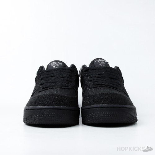 Stussy x Nike Air Force 1 Low Black (Premium Plus Batch)