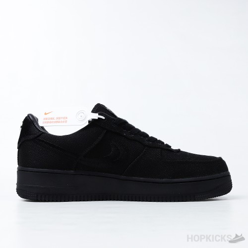 Stussy x Nike Air Force 1 Low Black (Premium Plus Batch)