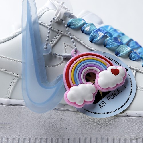 Nike Air Force 1 Blue - UV Reactive (Dot Perfect)