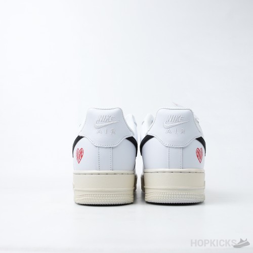 Nike Air force 1 Low Sail White Black (Premium Batch)