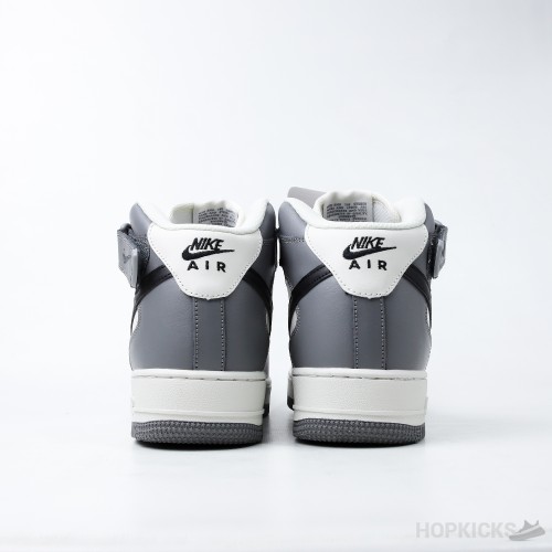 Nike Air Force 1 Mid Grey Black White (Premium Plus Batch)