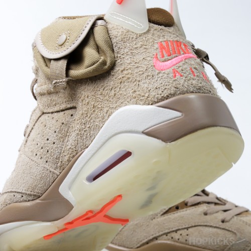 Travis Scott x Air Jordan 6 Khaki (Dot Perfect)