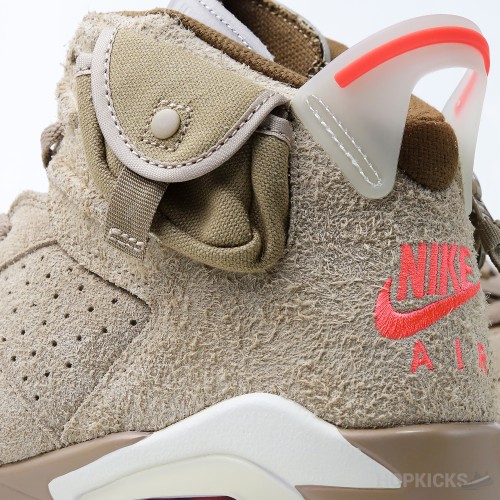 Travis Scott x Air Jordan 6 Khaki (Dot Perfect)