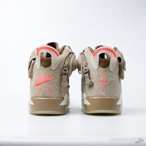 Travis Scott x Air Jordan 6 Khaki (Dot Perfect)