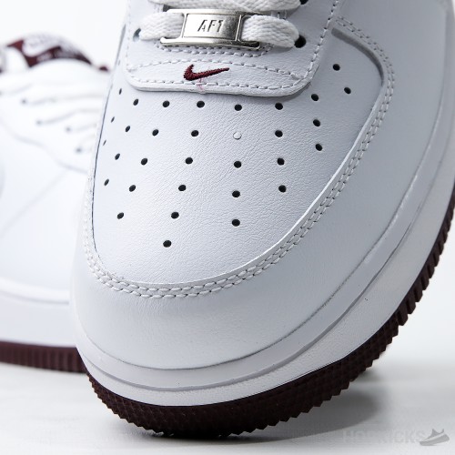 Nike Air Force 1 Low '07 White Dark Beetroot