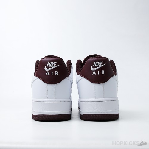 Nike Air Force 1 Low '07 White Dark Beetroot