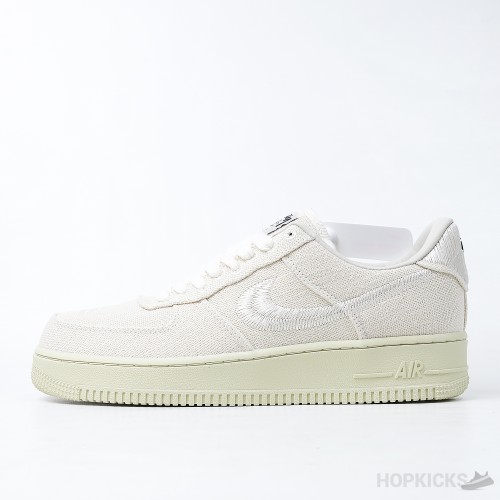 Stussy x Nike Air Force 1 Low Fossil [Premium Plus Batch]