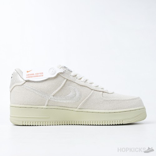 Stussy x Nike Air Force 1 Low Fossil [Premium Plus Batch]