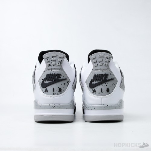 Air Jordan 4 Retro 'White Cement' (Dot Perfect)