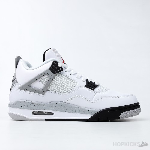 Air Jordan 4 Retro 'White Cement' (Dot Perfect)