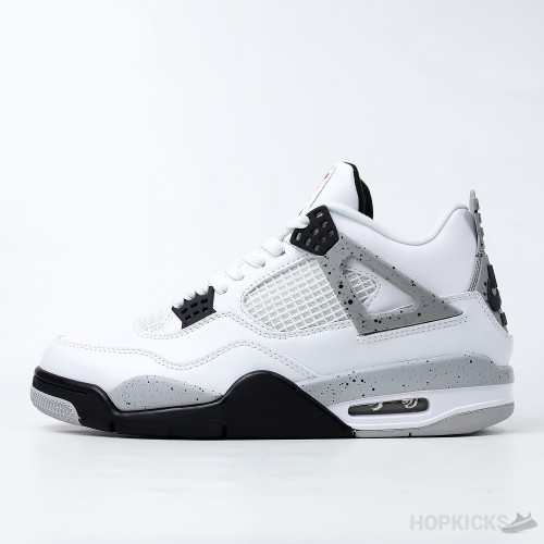 Air Jordan 4 Retro 'White Cement' (Dot Perfect)