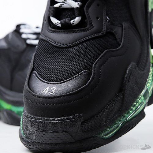 Bale*ciaga Triple S 'Black Green' (Dot Perfect)