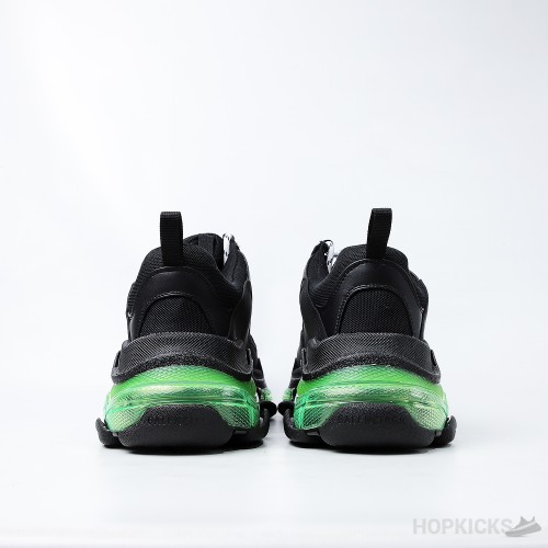 Bale*ciaga Triple S 'Black Green' (Dot Perfect)