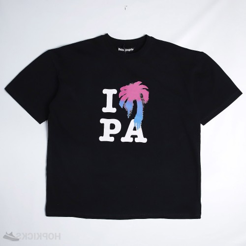 PALM ANGELS "I Love PA" Black T-Shirt 