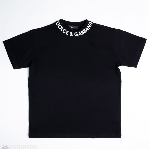D&G Neck Logo Black T-Shirt