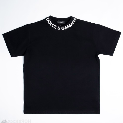 D&GG Neck Logo Black T-Shirt