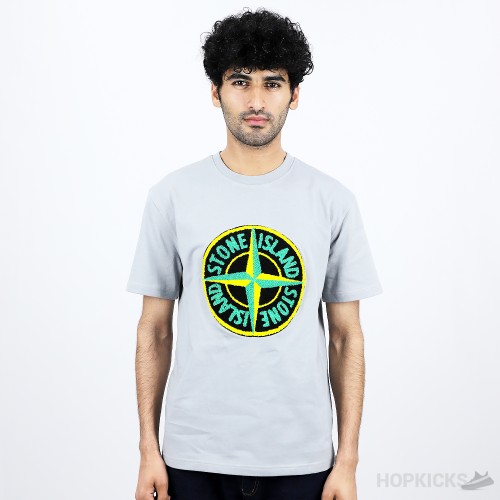 Stone Island Front Patch Logo T-Shirt