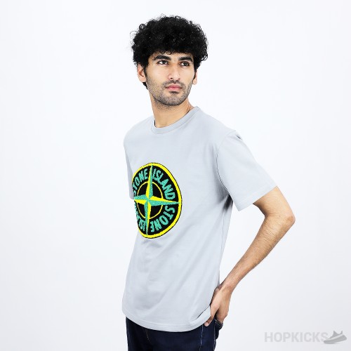 Stone Island Front Patch Logo T-Shirt