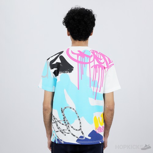 D&GG Spray-Paint Graffiti Print T-Shirt