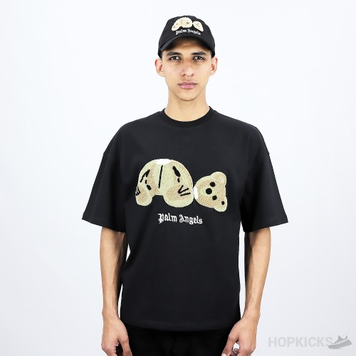 Palm Angels Broken Bear Black T-Shirt