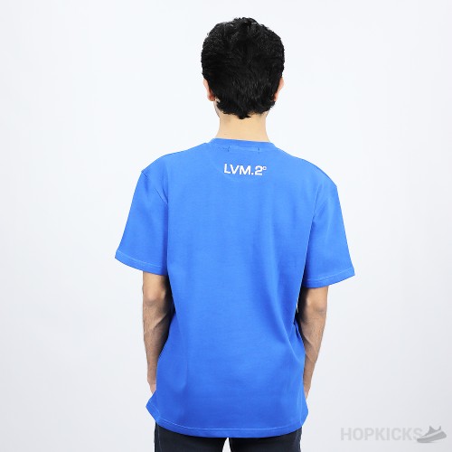 LV Short Sleeved Cotton Crewneck T-Shirt