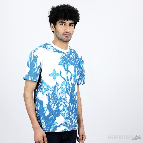 LV Graphic Cotton Short-Sleeved T-Shirt