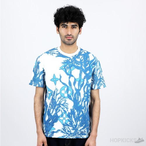 LV Graphic Cotton Short-Sleeved T-Shirt