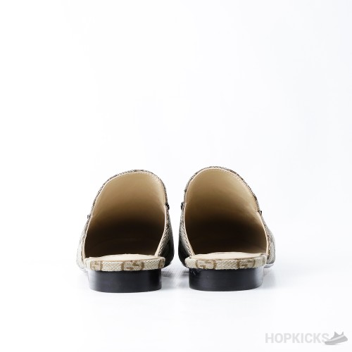 Gucci Princetown Slippe Jumbo GG Camel Canvas (Dot Perfect)