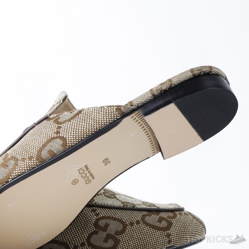 Gucci Princetown Slippe Jumbo GG Camel Canvas (Dot Perfect)
