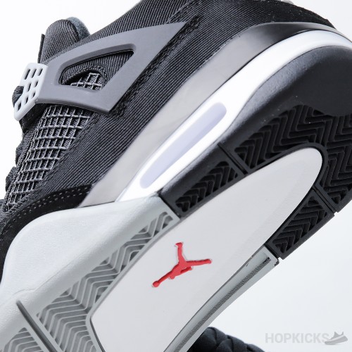 Air Jordan 4 Retro Black Canvas (Premium Plus Batch)