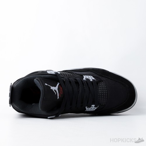 Air Jordan 4 Retro Black Canvas (Premium Plus Batch)
