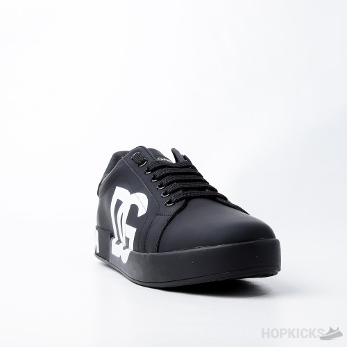 D&GG Logo Printed Portofino Sneakers (Dot Perfect)