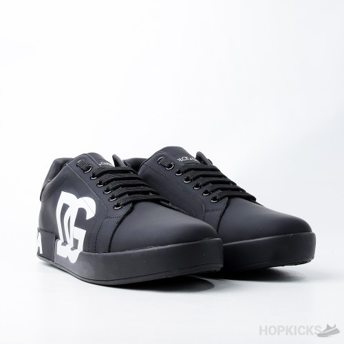 D&GG Logo Printed Portofino Sneakers (Dot Perfect)